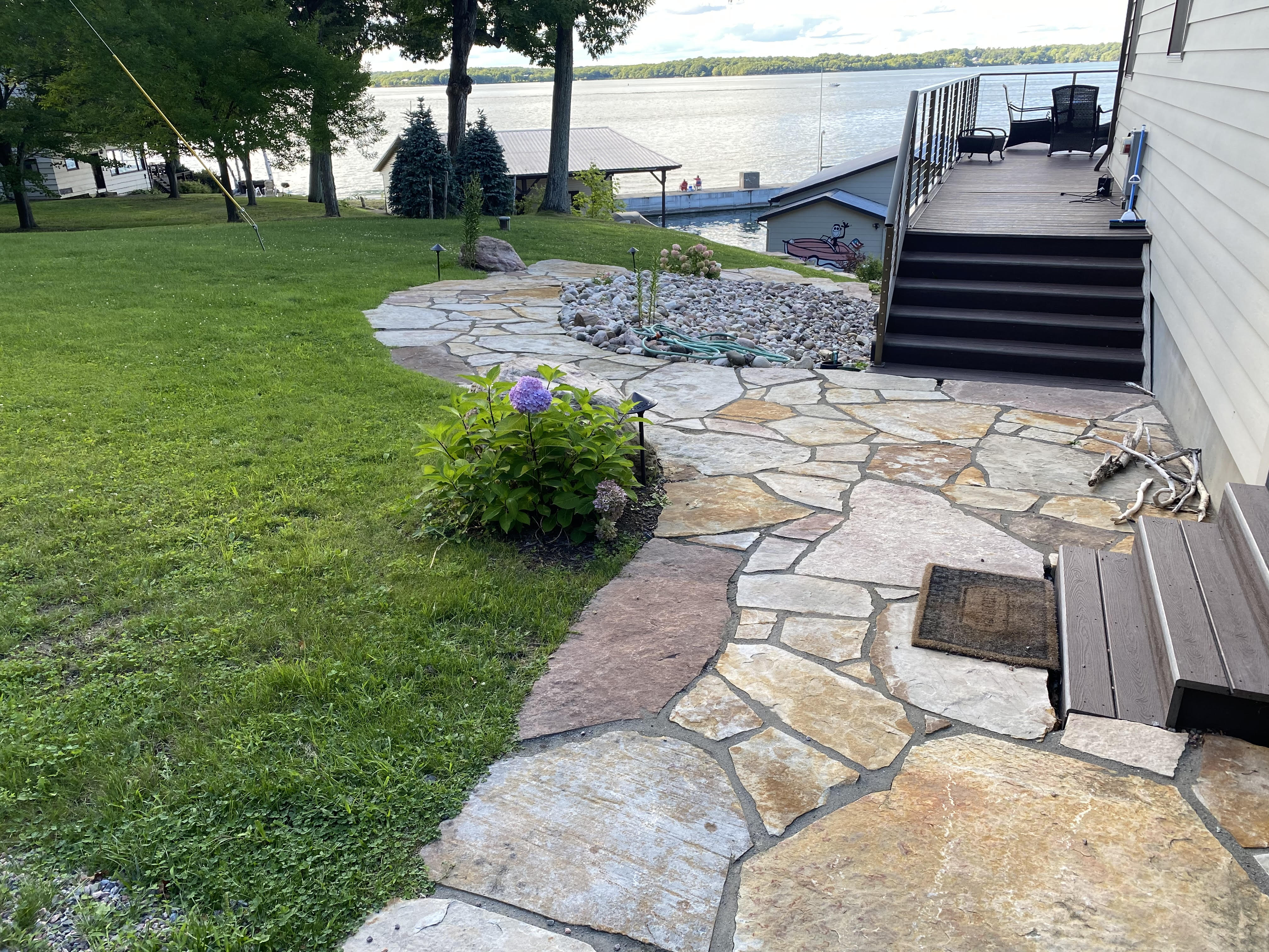 Flagstone Walkway